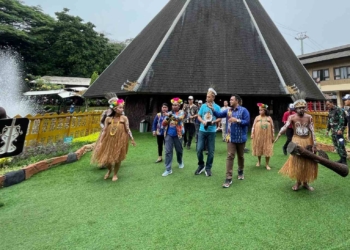 Delegasi Royal Thai Armed Force Terkesan Dengan Anjungan Papua