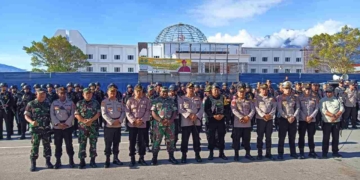 Demo Di Wamena, TNI-Polri Antisipasi Dengan Apel Gabungan