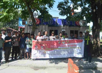 Polsek Japsel Berikan Himbauan Kamtibmas dan Tertib Lalu Lintas Melalui Program Para-Para Numbay