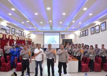 Polda Papua Gelar Lat Pra Ops Patuh Cartenz 2023