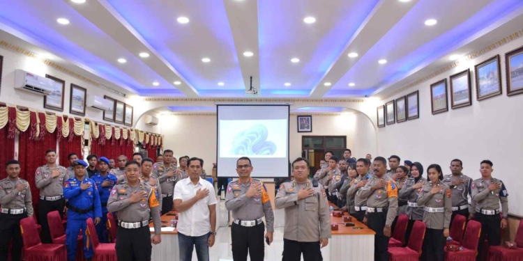 Polda Papua Gelar Lat Pra Ops Patuh Cartenz 2023