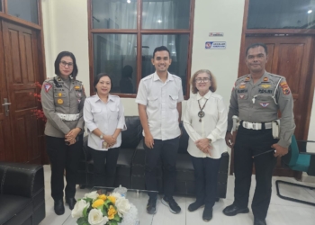 Kasat Lantas Polresta Lakukan Silaturahmi ke Dinas Terkait untuk Keamanan dan Kenyamanan Warga Kota Jayapura