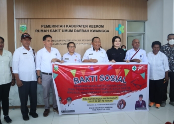 Sambut Hari Kemerdekaan Pemkab Keerom Gelar Bakti Sosial Pemeriksaan Mata Gratis