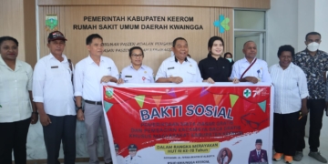 Sambut Hari Kemerdekaan Pemkab Keerom Gelar Bakti Sosial Pemeriksaan Mata Gratis