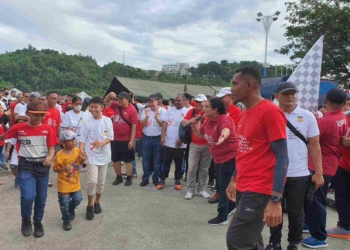 Ribuan Peserta Ramaikan Funk Walk Hut Kemerdekaan RI