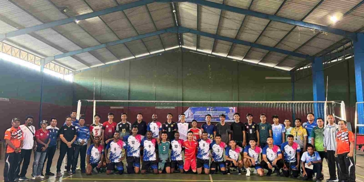 Uji Coba di Makassar, Tim Bola Voli Polda Papua Toreh Kemenangan