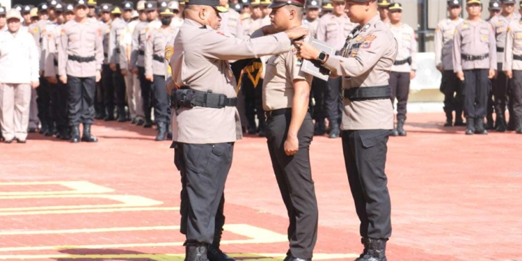 Kapolda Papua Pimpin Upacara KPLB Anggota Polda Papua