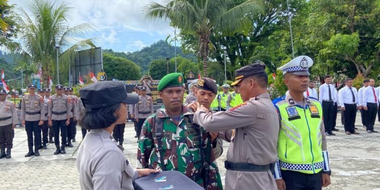 Kodim 1709/Yawa Ikuti Apel Gabungan Ops Zebra Cartenz TA 2023 di Yapen dan Waropen