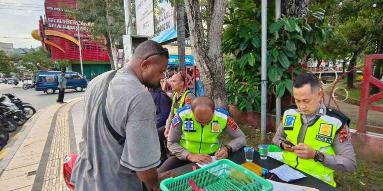 41 Kendaraan Terjaring di Hari Keempat  Operasi Zebra Cartenz 2023