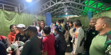 Polisi Kejar Para Pelaku Penyerangan Terhadap Pekerja Pembangunan Puskesmas Omukia