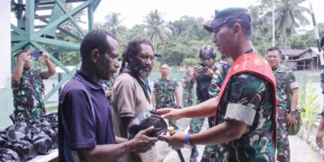 Tinjau Pos Satgas Jajaran, Danrem 172/PWY Apresiasi Kepedulian Anggotanya Pada Kesehatan Masyarakat