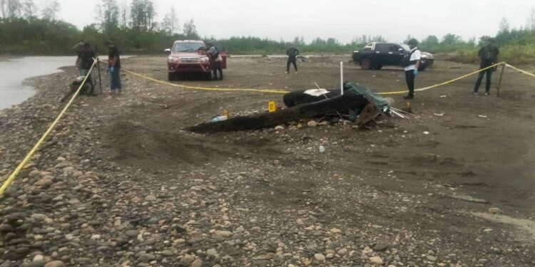 Polres Yahukimo Tangani Kasus Pembunuhan di jalan Halabok, Dekai