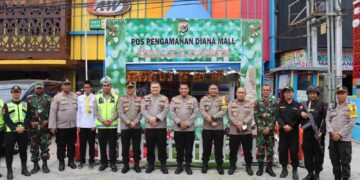 Tim Was Ops Itwasum Polri Periksa Kesiapan Pos Pam Lilin Polres Mimika