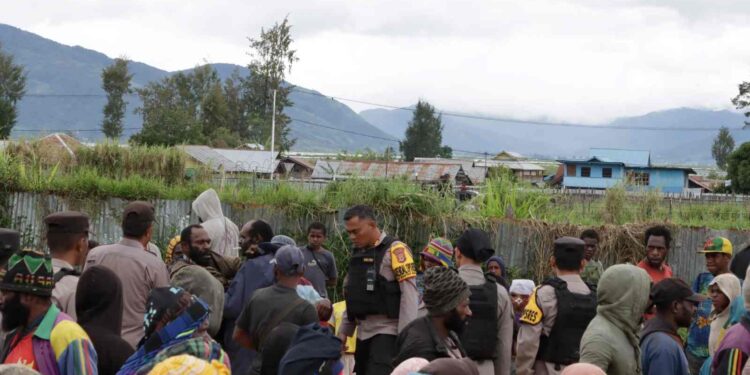 Pengamanan Kampanye Terbuka Partai PKB di Paniai Berjalan Lancar