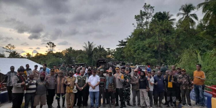Mediasi Polres Nabire Hentikan Aksi Saling Serang di Gerbang Sadu