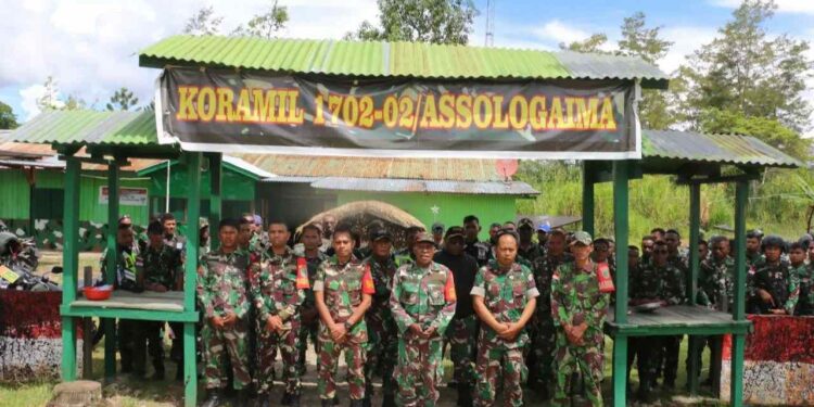 Sambangi Koramil Jajaran Kodim 1702/JWY, Ini Pesan Dandim