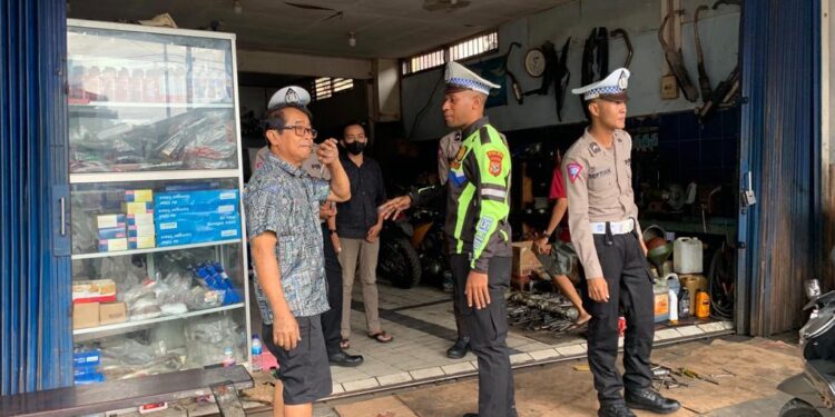 Dit Lantas Polda Papua Sosialisasi Larangan Knalpot Brong