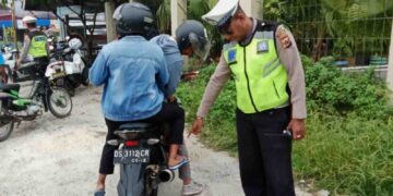 Operasi Satuan Lalu Lintas Polres Biak Numfor, Tindak Tegas Pengguna Knalpot Brong