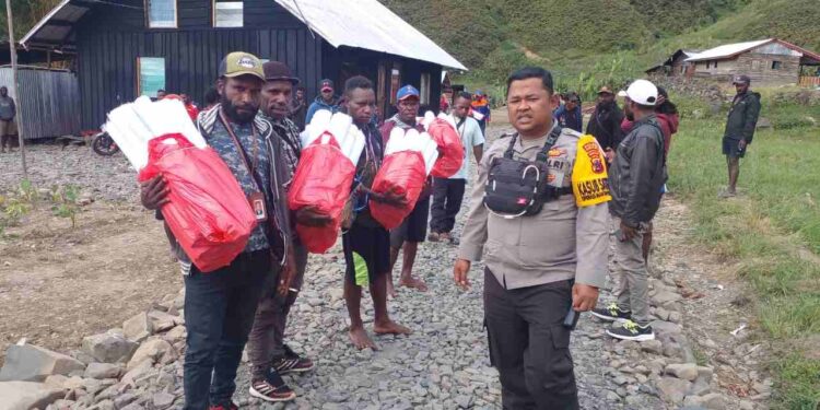 Polres Puncak Jaya Kawal Ketat Pergeseran Kotak Suara
