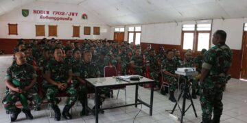 Dandim 1702/JWY Pimpin Apel Gelar Pasukan Dalam Rangka Kesiapan Pemilu 2024