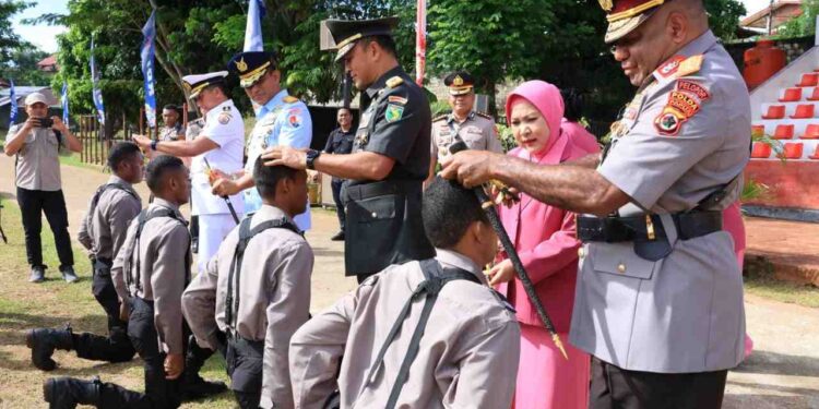 Kapolda Papua Pimpin Upacara Pembukaan Pendidikan Pembentukan Bintara Polri Gelombang I T.A. 2024
