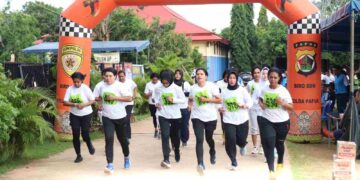 Biro SDM Polda Papua Gelar Tes Kesamaptaan Jasmani Seleksi SIP T.A. 2024