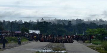 Kapolres Nduga Pimpin Upaya Penyelesaian Konflik Antara Kelompok Masyarakat di Kenyam