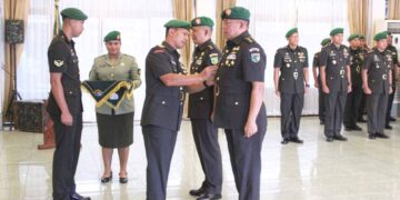 Kasrem Berganti, Danrem 172/PWY Pimpin Sertijab