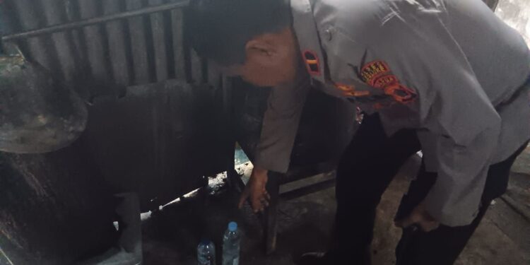 Polsek Merauke Kota Berhasil Ungkap Kasus Produksi Miras Jenis Sopi