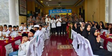 Berbagi Berkah Ramadan, Direktorat Lalu Lintas Polda Papua Adakan Buka Puasa dengan Anak Yatim