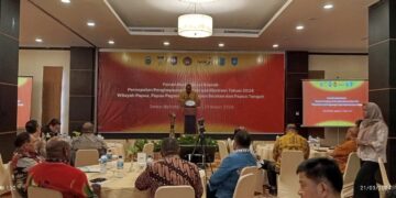 Asisten I Setda Provinsi Papua  Buka Kegiatan Forum Konsolidasi Daerah P3KE di provinsi Papua dan 3 DOB