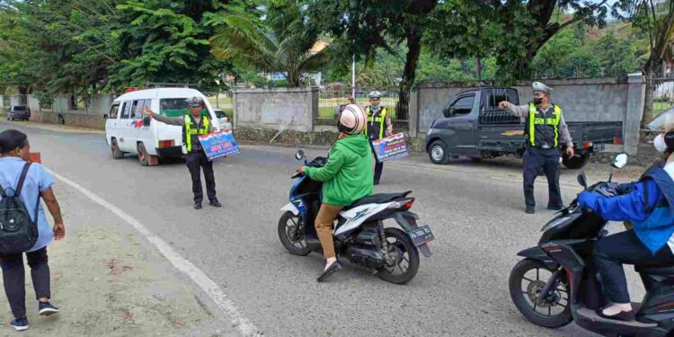 20 Kendaraan Terjaring Dalam KRYD yang di Gelar Polsek Jayapura Selatan