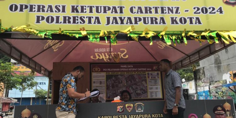 Subsatgas Propam Lakukan Pengecekan Personel Pos Pam Ops Ketupat Cartenz 2024