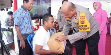 Kapolda Papua Ikuti Puncak Bakti Kesehatan Jelang HUT Bhayangkara ke-78