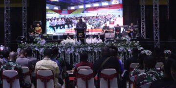 Kapolda Papua Hadiri KKR di Kabupaten Mimika Untuk Suksesnya Pilkada Damai