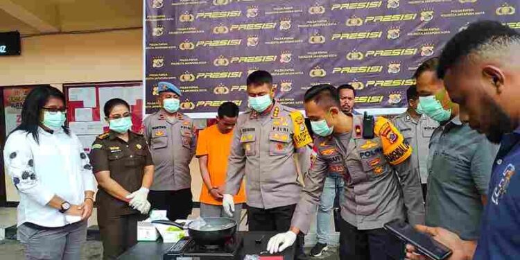 Kapolresta Musnahkan BB Sabu Senilai 2 Milliar Disaksikan Tersangka dan JPU