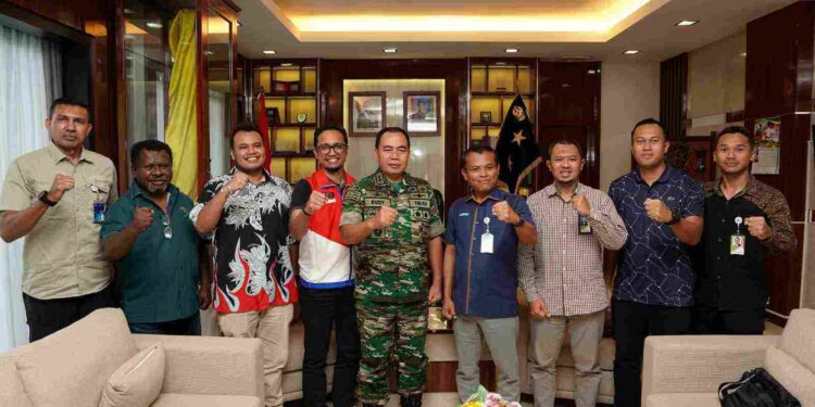 Pangdam XVII/Cenderawasih Menerima Kunjungan EGM PT Pertamina Region Papua Maluku