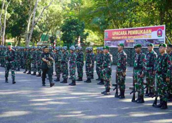 Danrindam XVII/Cenderawasih Pimpin Upacara Pembukaan Prodi Diktukbasus TNI AD TA 2024