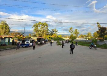 Dalam Rangka Harkamtibmas, Polres Jayawijaya Menggelar Giat Patroli dan Razia di Kota Wamena