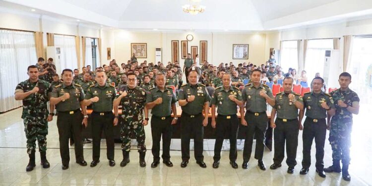 Bahaya Miras : Korem 172/PWY Adakan Penyuluhan Tatap Muka dan Vicon