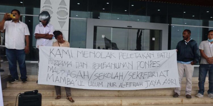 warga Jaya Asri Tolak Pembanguanan Pondok Pesantren