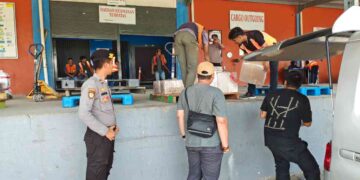 Polres Puncak Jaya Kawal Pendistribusian Logistik Surat Suara Pilkada Serentak Tahun 2024