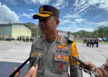 Amankan 575 TPS di Kota Jayapura, Kapolresta : Personel yang Lakukan Pengamanan Adalah Garda Terdepan