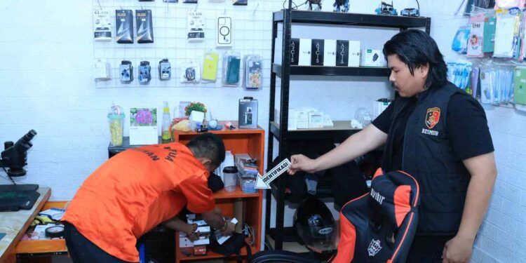 Jatanras Polda Papua Gelar Rekonstruksi Kasus Curat