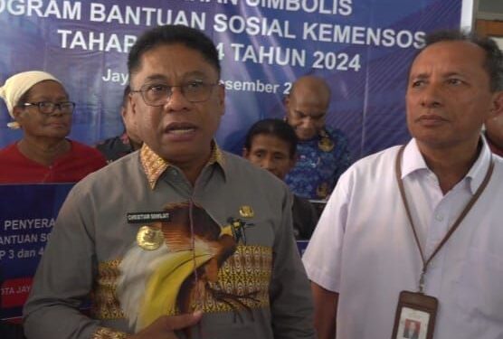 Ribuan Bansos  Disalurkan Kemensos RI Bagi Masyarakat di Kota Jayapura