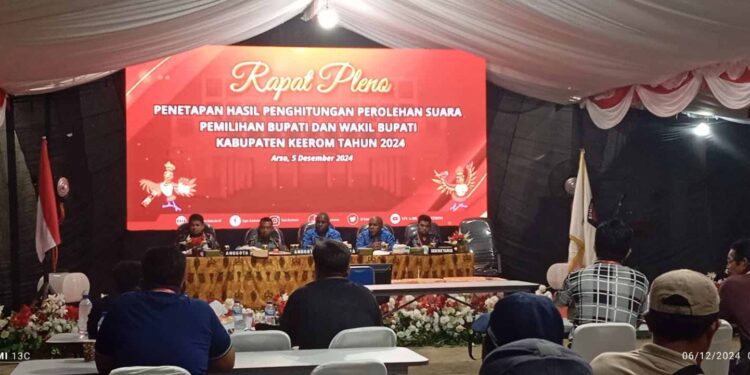 Piter – Daud Raih Suara Terbanyak di Kabupaten Keerom