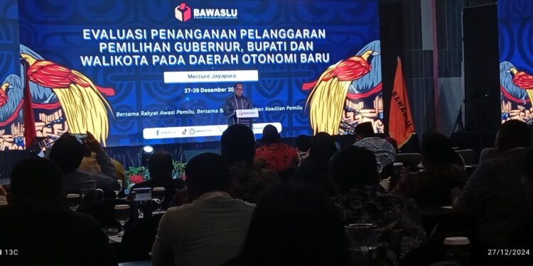 Penanganan Pelanggaran Serius, Jadi Penekanan Bawaslu RI Saat Buka Rapat Evaluasi Kinerja di Papua