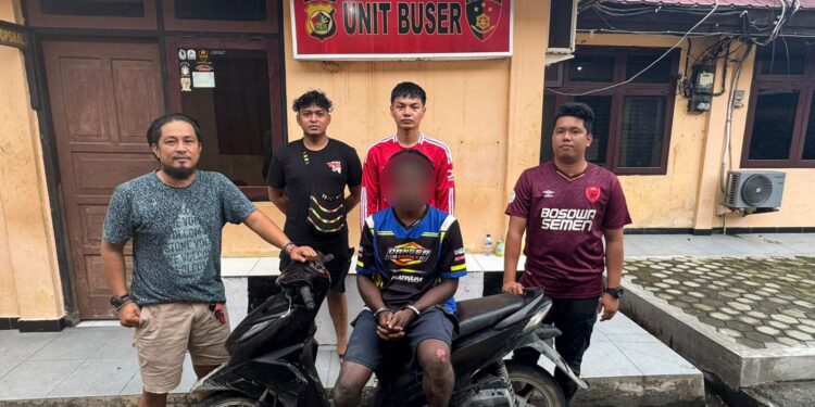 Polres Jayapura Bekuk Pelaku Curanmor, Satu Unit Motor Curian Diamankan