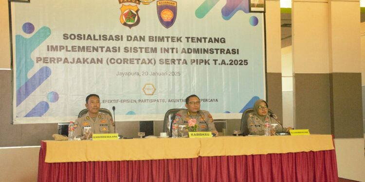 Polda Papua Gelar Sosialisasi dan Bimtek Tentang Implementasi Sistem Inti Administrasi Perpajakan