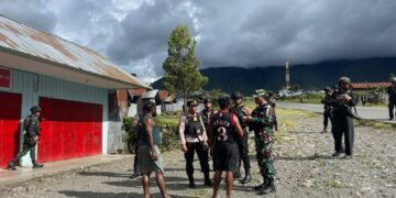 Patroli Gabungan TNI-Polri di Puncak Jaya, Upaya Maksimalkan Keamanan dan Kenyamanan Warga